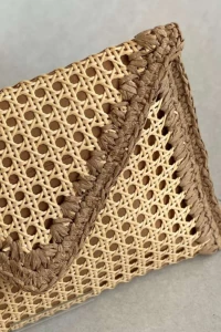 CLUTCH PALHA NATURAL - Fibra nat